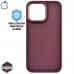 Capa iPhone 14 Pro - Clear Case Fosca Dark Pink